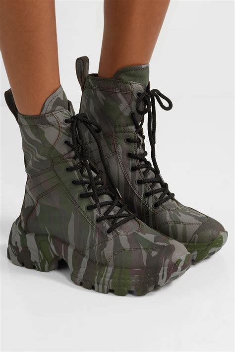 miu miu boots camo|miu leather boots.